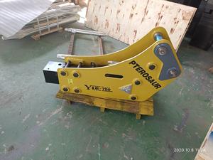 YLB 750 SB43 Brise-roche hydraulique latéral pour chargeuse-pelleteuse, <span class=keywords><strong>marteau</strong></span>-<span class=keywords><strong>piqueur</strong></span>, diamètre du burin 75 mm pour excavatrices de 6 à 9 tonnes, 20CrMo C - Product Image 4