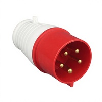 Prise et Fiche Industrielles Étanches et Anti-Poussière pour Extérieur, 5 Prises, 32A, 5P, IP44, 400V, Connecteur Électrique, Fiche Femelle