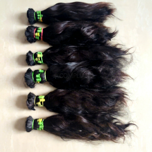 20 \ "100% ต่อผมแท้สีดำธรรมชาติหยักศกสำหรับถักเปีย - Product Image 1
