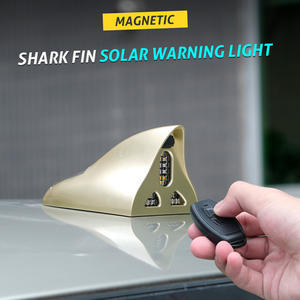 Antena Magnética Solar para Coche con Forma de Aleta de Tiburón, Luces LED Intermitentes de Advertencia para Techo, Control Remoto por Radio, Piezas de Coche, <span class=keywords><strong>Señal</strong></span> Mejorada - Product Image 3