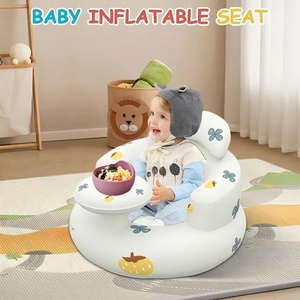 <span class=keywords><strong>Chaise</strong></span> d'alimentation gonflable coréenne anti-chute pour bébé avec plateau, siège gonflable pour nourrisson, canapé gonflable pour tout-petit – Design tendance - Product Image 5