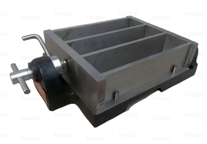 Moule d'essai de mortier de ciment souple 40 * 40 * 160 / Moule d'essai de béton en fonte de fer / Moule d'essai de cube de béton - Product Image 5