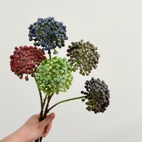 Nordic-style Artificial Fruit,single-stem Hydrangea Fruit,hydrangea Flower Buds,home Dining Table Small Floral Decoration