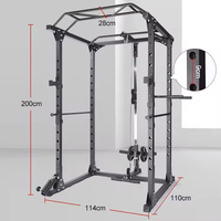 Dinuo – Rack de musculation robuste multifonctionnel, machine Smith et support à squats pour entraînement de force à domicile – Vente directe usine
