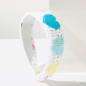 Bandeau de fête de la Saint-Valentin 2026, accessoire de cheveux tendance pour femmes, crochet rouge rose, cœur d'amour, nœud supérieur, bandeaux larges - Product Image 4