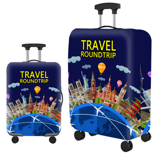 Housse de valise imperméable à motif géométrique en tissu polyester avec fermeture élastique pour la protection des bagages – Offre Spéciale - Product Image 4