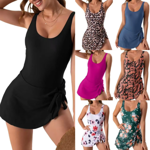Costume da bagno intero floreale da donna, sexy, traspirante, ad asciugatura rapida, slim fit, impermeabile, per la <span class=keywords><strong>spiaggia</strong></span> - Bestseller transfrontaliero - Product Image 2