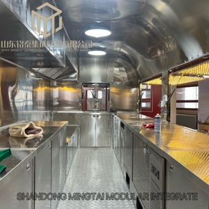 <span class=keywords><strong>Remorque</strong></span> alimentaire mobile de 4m 5m en acier inoxydable et aluminium, résistante à la rouille, <span class=keywords><strong>pour</strong></span> hot-dogs, frites et restauration rapide - Product Image 6