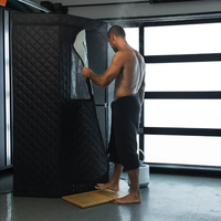 Funworldsport Nouveau design Tente de sauna à vapeur portable pliable pour usage domestique Sauna complet Vente en gros Salle de sauna humide Spa