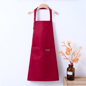 Delantal de trabajo sin mangas a cuadros de alta calidad personalizado al por mayor, kit de delantal industrial impermeable para chef, estilista, uniforme de trabajo. - Product Image 4