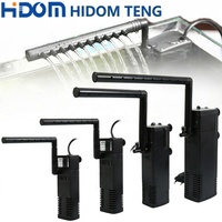 Pompe de filtration submersible 3-en-1 JSD AP300~AP1500 pour aquarium, circulation d'oxygène et pluie artificielle, pour le nettoyage de l'eau des bacs à poissons et tortues