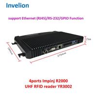 Impinj R2000 Uhf Rfid Reader 4 ports uhf rfid reader 30m 1-35 mètres (ce qui concerne le type d'étiquette d'antenne et l'environnement que vous utilisez)