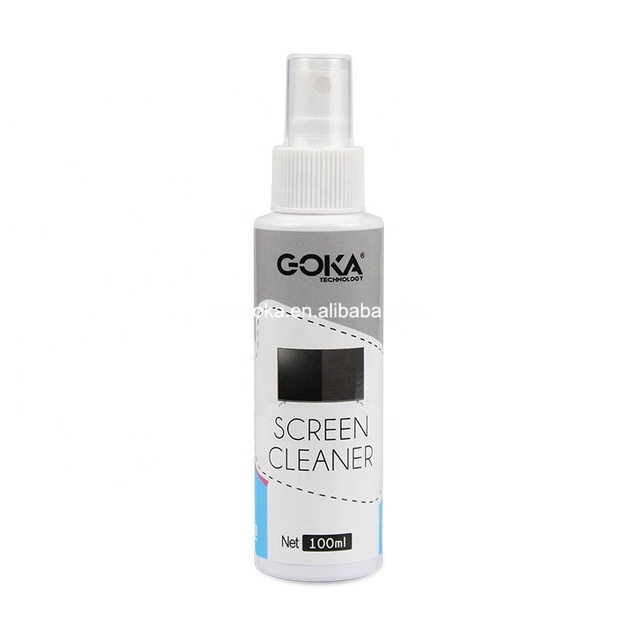Nontoxic 100ml Screen Cleaner Spray Cleaning Towel Professional for Computers / TVs LCD Screen