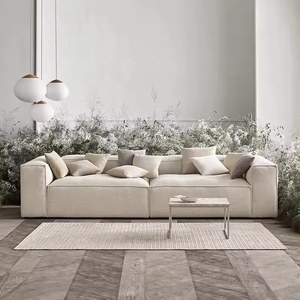 2026 New Design Modern Nordic Living Room <b>Seat</b> Corner Modular Couch <b>Floor</b> Sofa Double <b>Seat</b> Sofa Compressed Sofa - Product Image 2