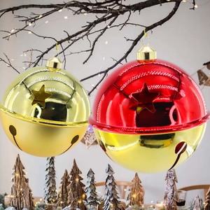 Hot Bán Tùy Chỉnh Giáng Sinh Sao Chuông Mặt Dây Chuyền Trang Trí Giáng Sinh Cây DIY Thủ Công Mỹ Nghệ Chuông Treo Món Quà Kỳ Nghỉ Nhà Bên Trang Trí Nội Thất - Product Image 2