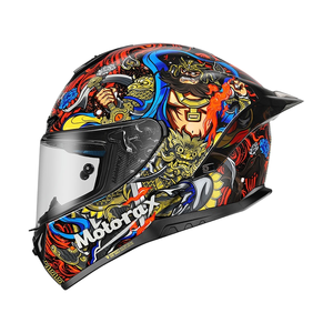 Motorax Morex R50S Koi Starry Sky Black Head Casco Unisex All-Season Full Motorcycle Gear ABS Liberación rápida Nuevo - Product Image 2