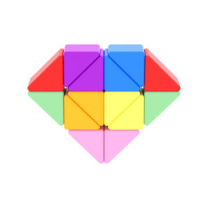 Fabrika doğrudan satış kişiselleştirilmiş sihirli küp manyetik sihirli hız küp sihirli katlanır küp çocuklar için - Product Image 2