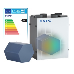 Système de ventilation E-VIPO <span class=keywords><strong>VMC</strong></span> <span class=keywords><strong>à</strong></span> <span class=keywords><strong>double</strong></span> <span class=keywords><strong>flux</strong></span> avec récupération de chaleur MVHR, unité de récupération de chaleur ERV, système de ventilation HRV avec bypass, système d'air frais HVAC - Product Image 4
