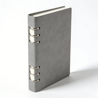 Carnet de notes en cuir de luxe, logo gravé sur mesure, rechargeable, format A5, pour les voyages, le bureau, l'écriture et la collection