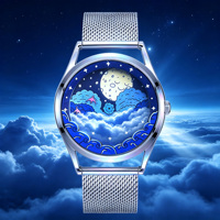 Montre à quartz pour homme au design de dessin animé tendance, multifonctionnelle, de luxe, lumineuse, pour le sport, pour femme, Reloj