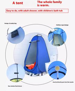 Tente de Douche Portable Légère Quatre Saisons Camouflage Été Extérieur Ouverture Automatique Rapide Imperméable Polyester pour Camping - Product Image 2