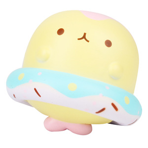 Cute PU Foam Puff Dolphin Soft <b>Squishy</b> Toy For Promotional Activities - Product Image 1