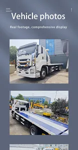 Grúa de Plataforma Plana Suzuki Giga 6x4 con Grúa Plegable Dongfeng de 12 Toneladas para Rescate de Emergencia en Carretera - Product Image 4