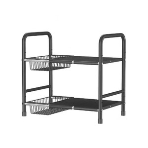 Réglable multifonctionnel en acier inoxydable étagère organisateur support évier égouttoir pour cuisine support télescopique dans l'évier - Product Image 5