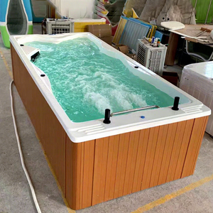 Grande piscine multifonction en acrylique pour l'extérieur avec système <span class=keywords><strong>de</strong></span> jets à contre-courant et sièges massants pour la remise en forme à domicile - Product Image 1