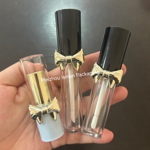 Tube de gloss à lèvres en forme de nœud unique ISMAN 3ml 5ml, emballage de <span class=keywords><strong>rouge</strong></span> à lèvres mignon en forme de papillon, conteneur rose <span class=keywords><strong>bleu</strong></span> <span class=keywords><strong>rouge</strong></span> violet, logo personnalisé - Product Image 2