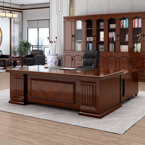 Scrivania Direzionale Moderna Modulare in Legno con Mobile per Studi di Contabilità e Uso Domestico - Product Image 4