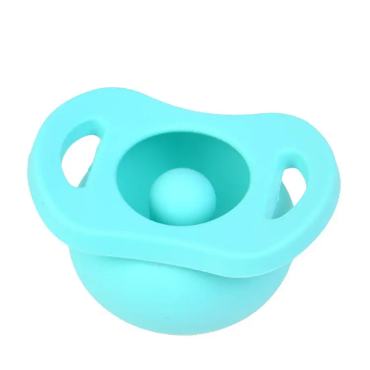 BPA free safe Chewing toy teether infant nipple baby silicone pacifier with PP box