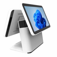 Terminal Punto de Venta con Pantalla Táctil Todo en Uno, Caja Registradora con Windows 10, Intel I5, Pantalla Táctil Capacitiva, Bluetooth, Wi-Fi para Comercio Minorista
