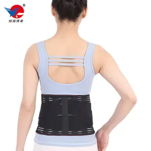 Médica Almofada Lombar Ajustável Lower Back Brace Coluna Suporte Cinto Cintura Back Pain Relief