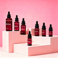 Flacon compte-gouttes personnalisé pour huiles essentielles, anti-fuite, pour sérum visage et aromathérapie