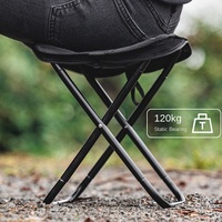 Tabouret pliant d'extérieur en aluminium Oxford en tissu Étui à crayons portable Petit Mazar Camping Subway Train Chaise de jardin