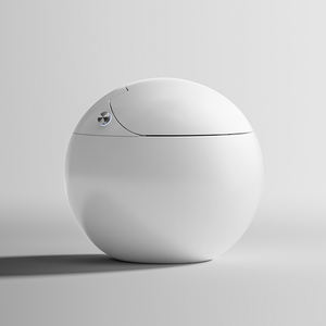 <span class=keywords><strong>Toilette</strong></span> intelligente japonaise moderne en céramique, à poser au sol, avec chasse automatique, double chasse, siège chauffant, lavage arrière, capteur de pied et siphon en P inclus - Product Image 6