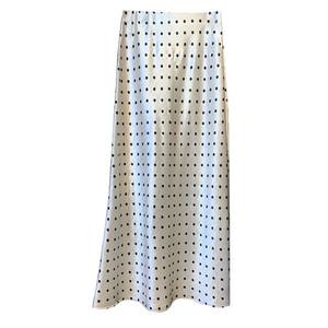 Nouveau Offre Spéciale printemps été dames à pois imprime taille haute femmes noir Champagne Sexy sirène longues jupes - Product Image 6