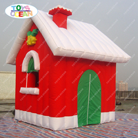 Noël gonflable santa grotte de vacances gonflable santa tente pour vente