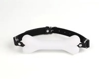 Jouet sexuel pour adultes, bouchon buccal en forme d'os de chien, jouet alternatif SM, bouchon buccal en silicone, boule buccale BDSM, boule à salive