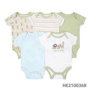 Tutina Estiva Unisex Harper per Neonati, <span class=keywords><strong>Elegante</strong></span> in 100% Cotone Lavorato a Maglia, Casual con Stampa Tinta Unita e Bottoni Triangolari - Product Image 2