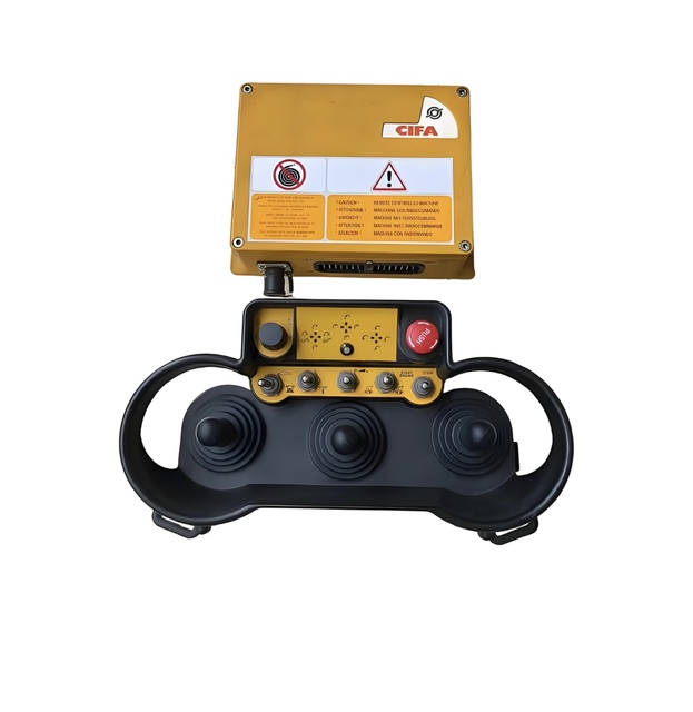 Wireless Industrial Crane Radio Remote Control System 100-300m Range Dual Proportional Joystick for Tower Crane Machinery Parts