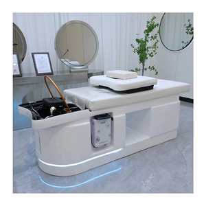 Fauteuil <span class=keywords><strong>de</strong></span> <span class=keywords><strong>massage</strong></span> électrique professionnel réglable pour salon, avec appui-tête en cuir synthétique et cadre en acier inoxydable, pour salle <span class=keywords><strong>de</strong></span> bain - Product Image 5