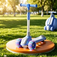 Trottinette à 3 roues pour tout-petits filles et garçons, hauteur réglable, trottinette légère pour enfants