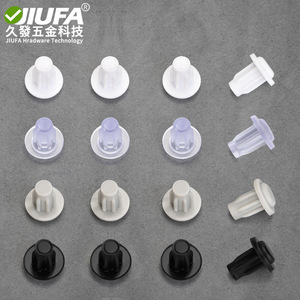 Bouchon de trou souple Jiufa 5 mm en plastique pour placard, matériau de protection amortissant - Product Image 3