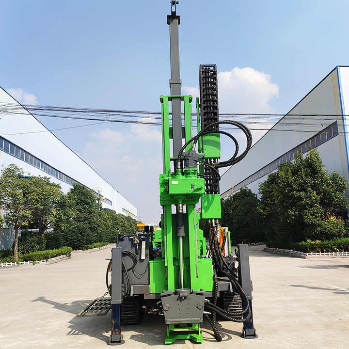 Mortor Rig 1000 Meters Diesel Core Drilling Rig with Engine Fully Hydraulic System ...