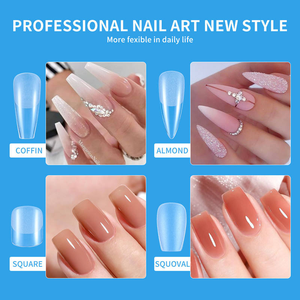 Ongles artificiels réutilisables, couverture complète oeil de chat, courts, faux ongles à presser - Product Image 3