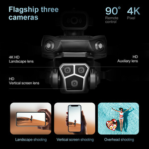 Nouveau M1S Drone WiFI Télécommande 4K HD Double <span class=keywords><strong>Caméra</strong></span> Pliable Quadcopter <span class=keywords><strong>Hélicoptère</strong></span> <span class=keywords><strong>Pas</strong></span> <span class=keywords><strong>Cher</strong></span> Mini Dron Hot UAV - Product Image 6