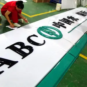 Su misura Cina Agricoltura Banca Porta Cartello ABC Banca di Logo e la Lettera di Light Box