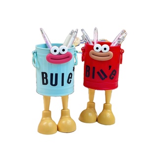 Seau à Stylo en Plastique Haut <span class=keywords><strong>de</strong></span> Gamme Créatif, Étagère <span class=keywords><strong>de</strong></span> <span class=keywords><strong>Bureau</strong></span> <span class=keywords><strong>de</strong></span> Luxe Accessible, Ornement Multifonctionnel, Organisateur <span class=keywords><strong>de</strong></span> <span class=keywords><strong>Bureau</strong></span> - Product Image 3